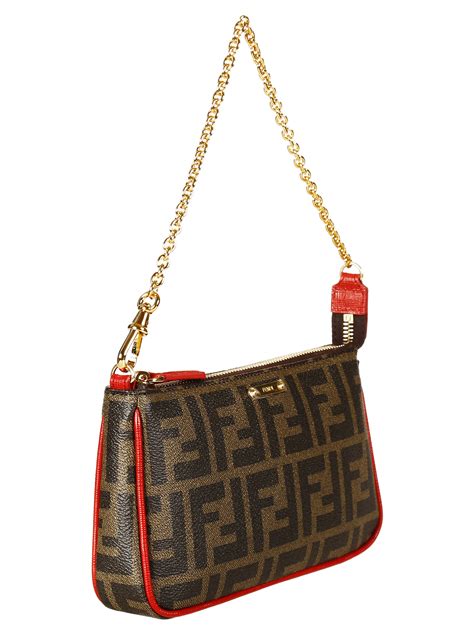 fendi small cosmetic bag|fendi mini shopper bag.